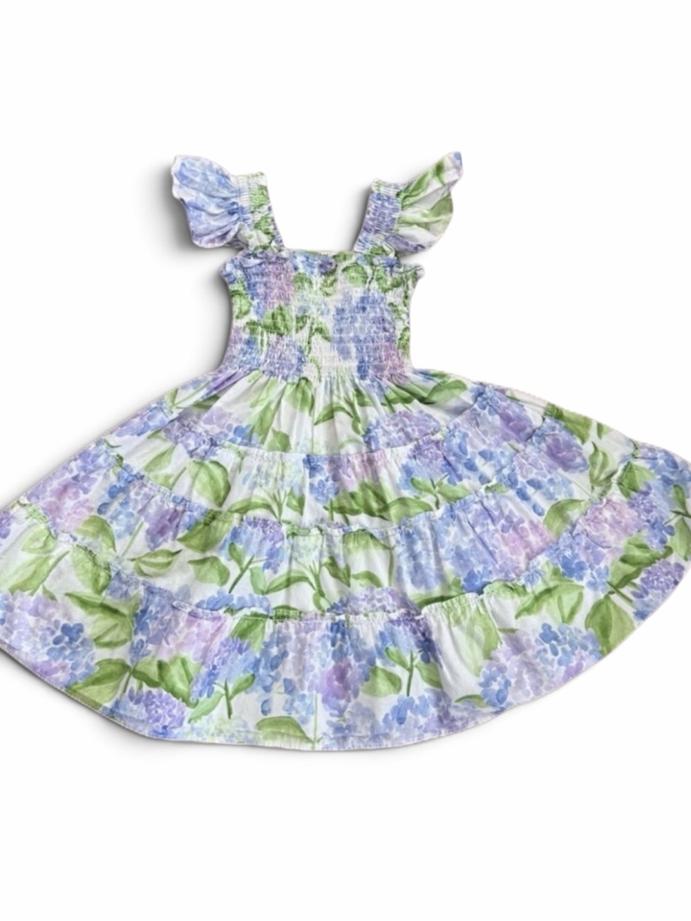 Hill House Hydrangea Tiny Ellie Nap Dress EUC SZ 3/4 Runs Small